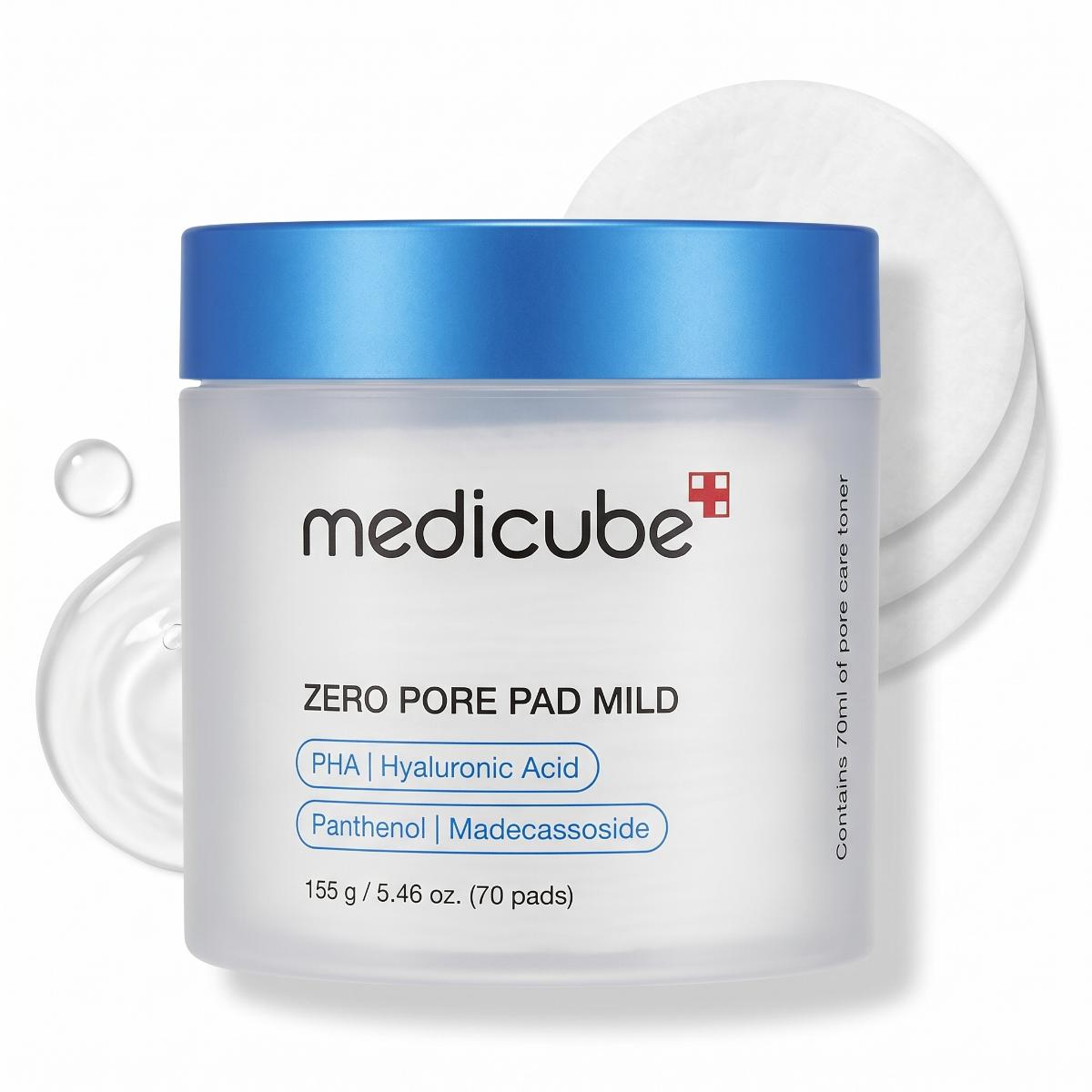 Zero Pore Pad Mild — Pads exfoliants doux · 70 pads