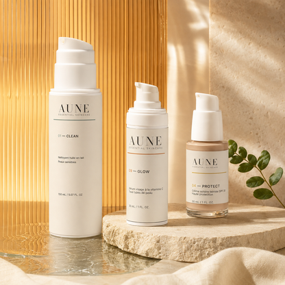 ROUTINE ÉCLAT & PROTECTION — CLEAN + GLOW + PROTECT