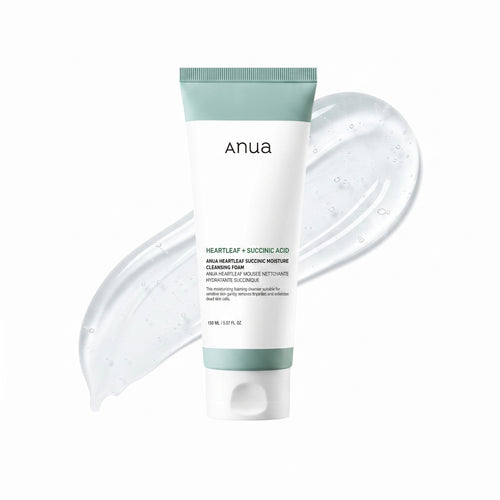 Heartleaf Succinic Moisture Cleansing Foam — Mousse nettoyante hydratante · 150 ml