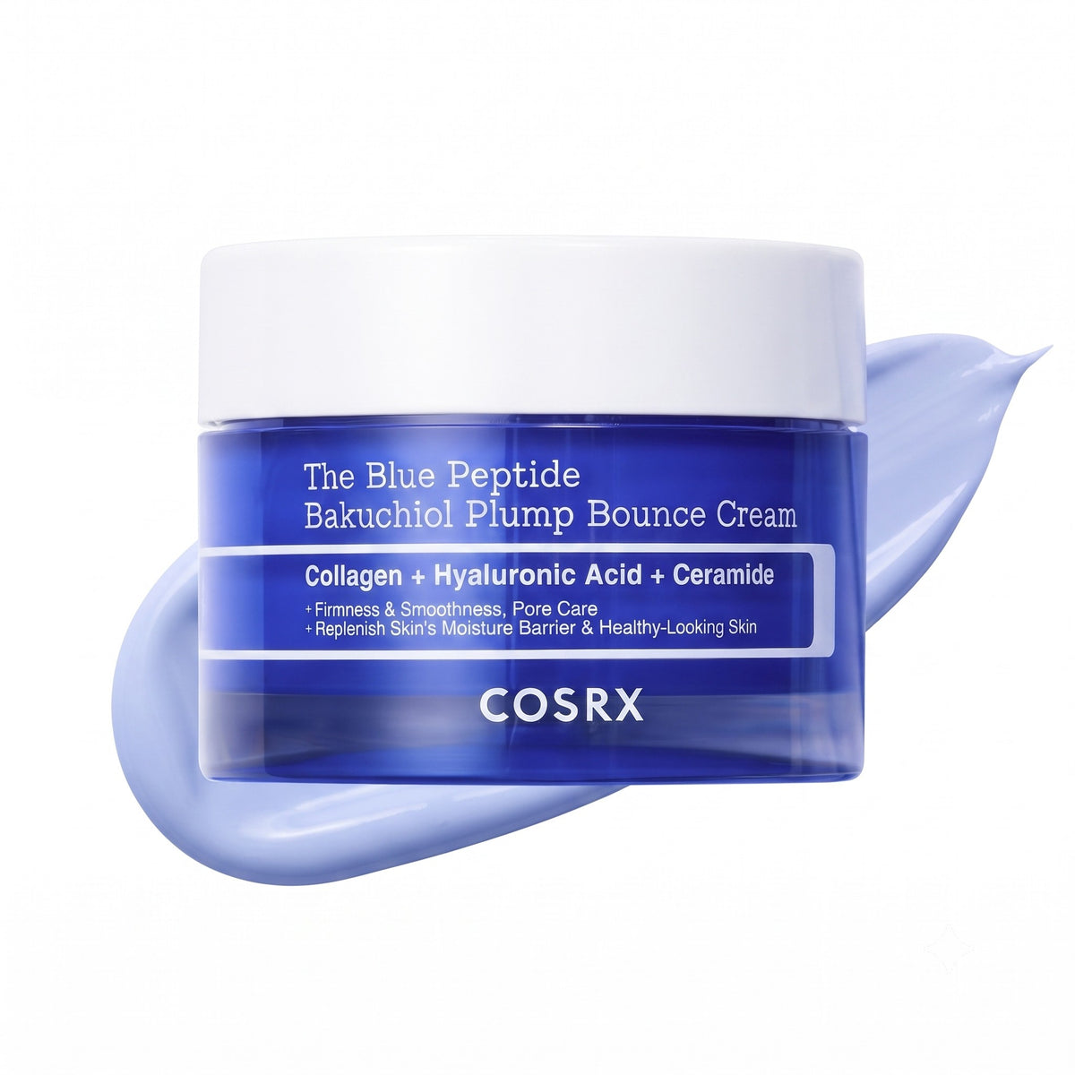 The Blue Peptide Bakuchiol Plump Bounce Cream — Crème repulpante aux peptides · 50 ml