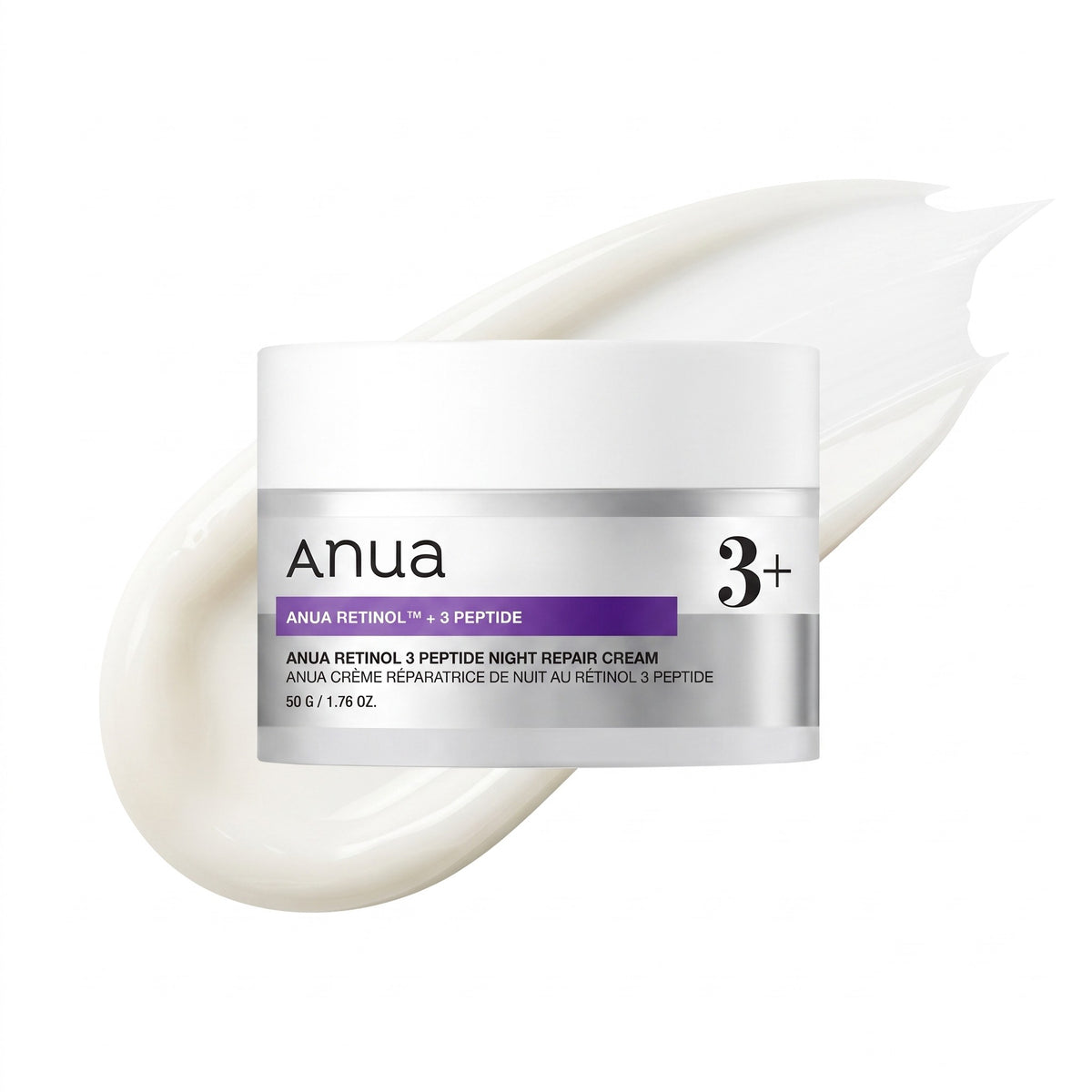 Retinol 3 Peptide Night Repair Cream — Crème de nuit au rétinol et peptides · 50 g