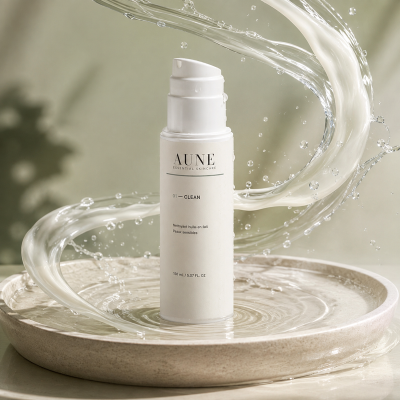 01 — CLEAN | Nettoyant huile-en-lait