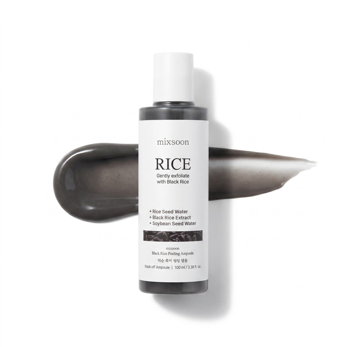Mixsoon Black Rice Peeling Ampoule — Ampoule peeling au riz noir · 100 ml