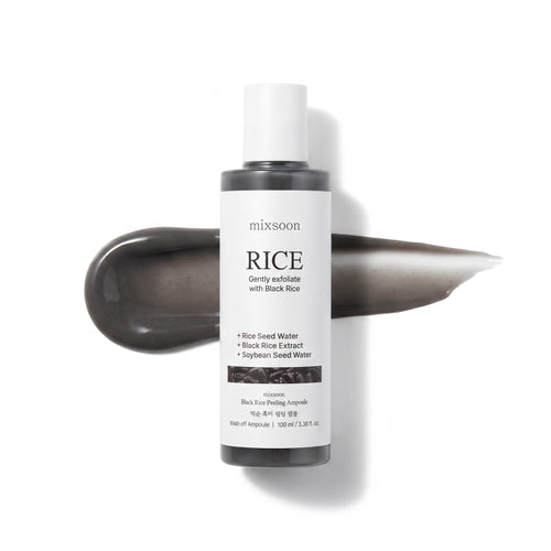 Mixsoon Black Rice Peeling Ampoule — Ampoule peeling au riz noir · 100 ml