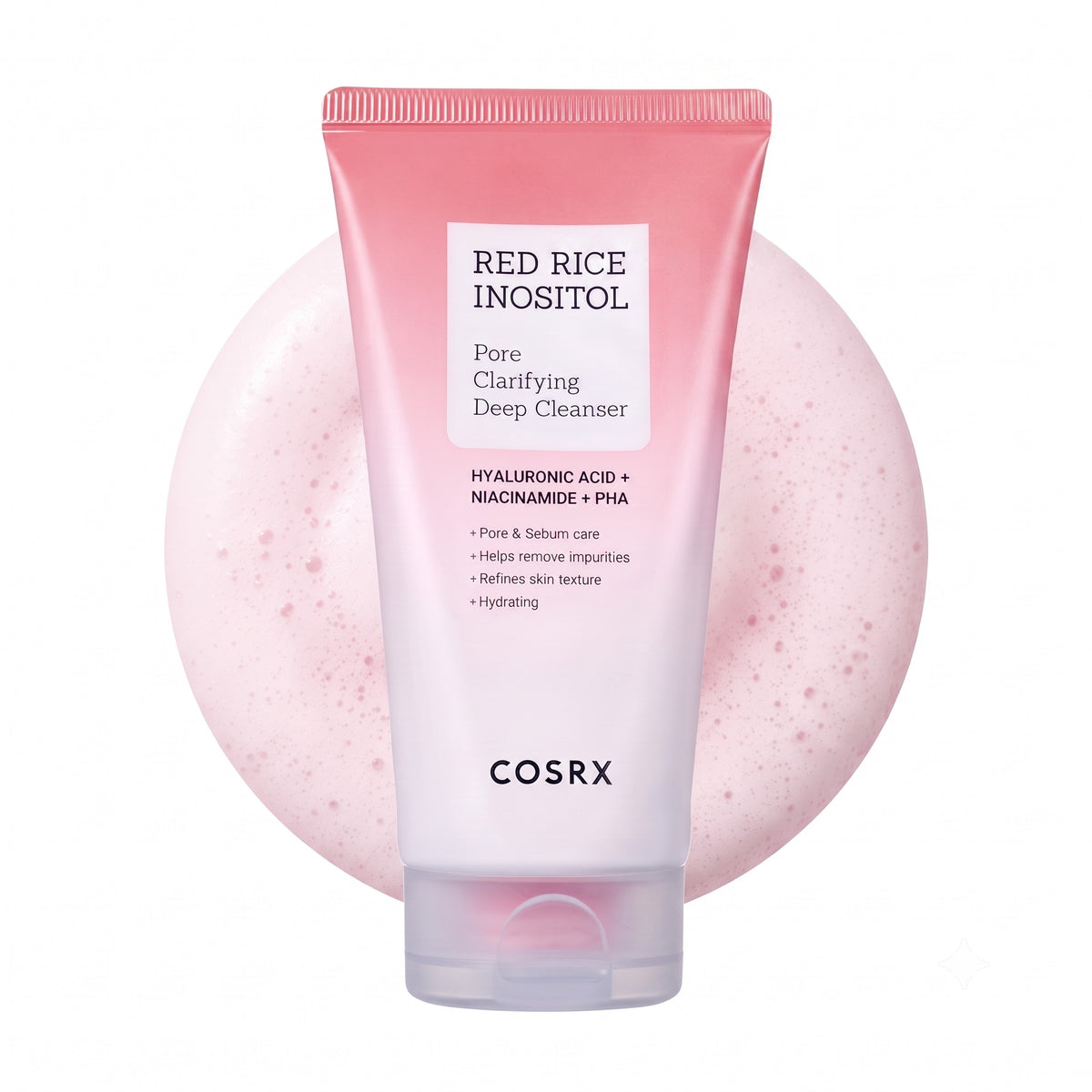 Red Rice Inositol Pore Clarifying Deep Cleanser — Nettoyant moussant purifiant · 150 ml