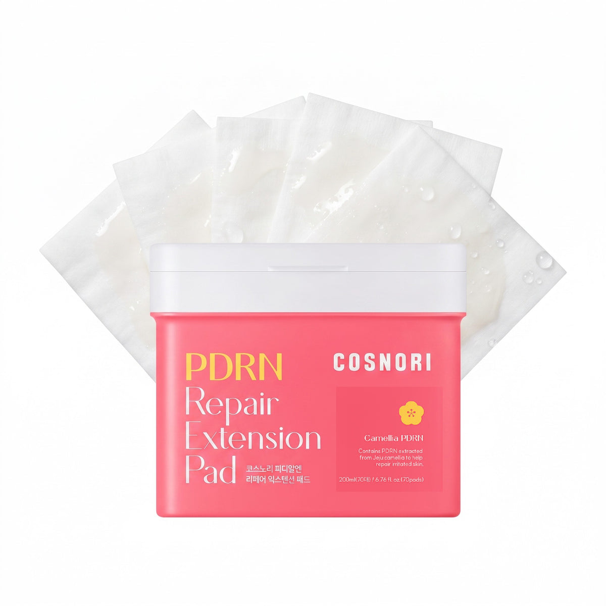 Cosnori PDRN Repair Extension Pad — Pads toniques hydratants · 70 pads