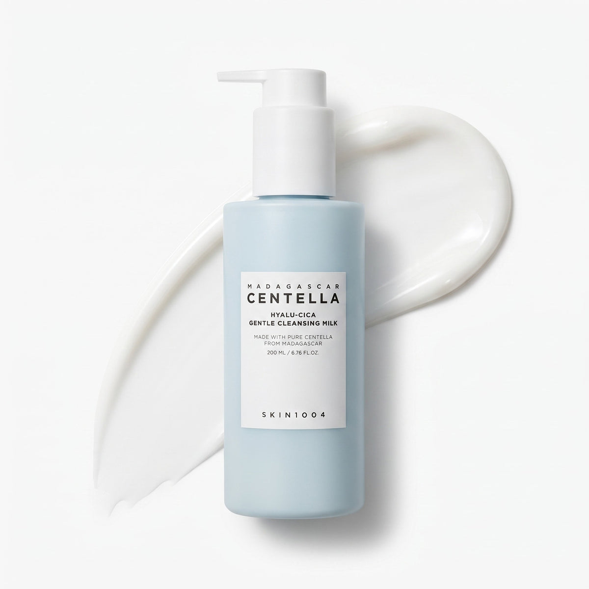 Madagascar Centella Hyalu-Cica Gentle Cleansing Milk — Lait nettoyant doux · 200 ml