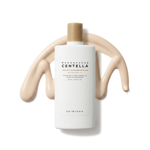 Madagascar Centella Air-Fit Suncream Plus — Crème solaire minérale SPF50+ · 50 ml