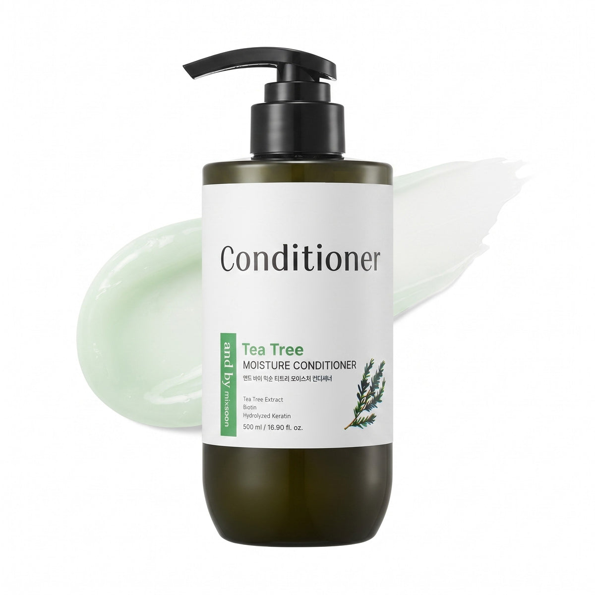 Mixsoon Tea Tree Moisture Conditioner — Après-shampooing hydratant · 500 ml