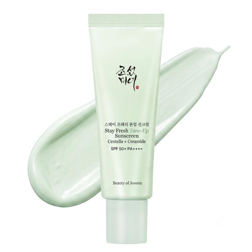 Stay Fresh Tone Up Sunscreen Centella + Ceramide (Green) — Solaire correcteur vert SPF50+ · 50 ml