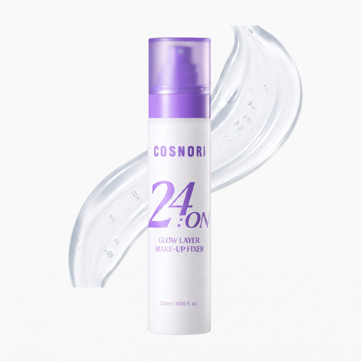 Cosnori 24ON Glow Layer Makeup Fixer — Brume fixatrice de maquillage éclat · 120 ml