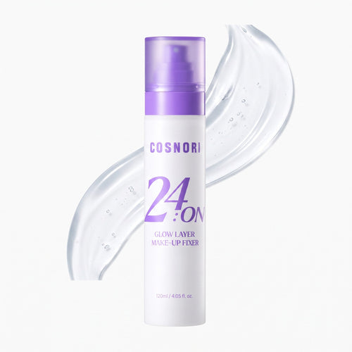 Cosnori 24ON Glow Layer Makeup Fixer — Brume fixatrice de maquillage éclat · 120 ml