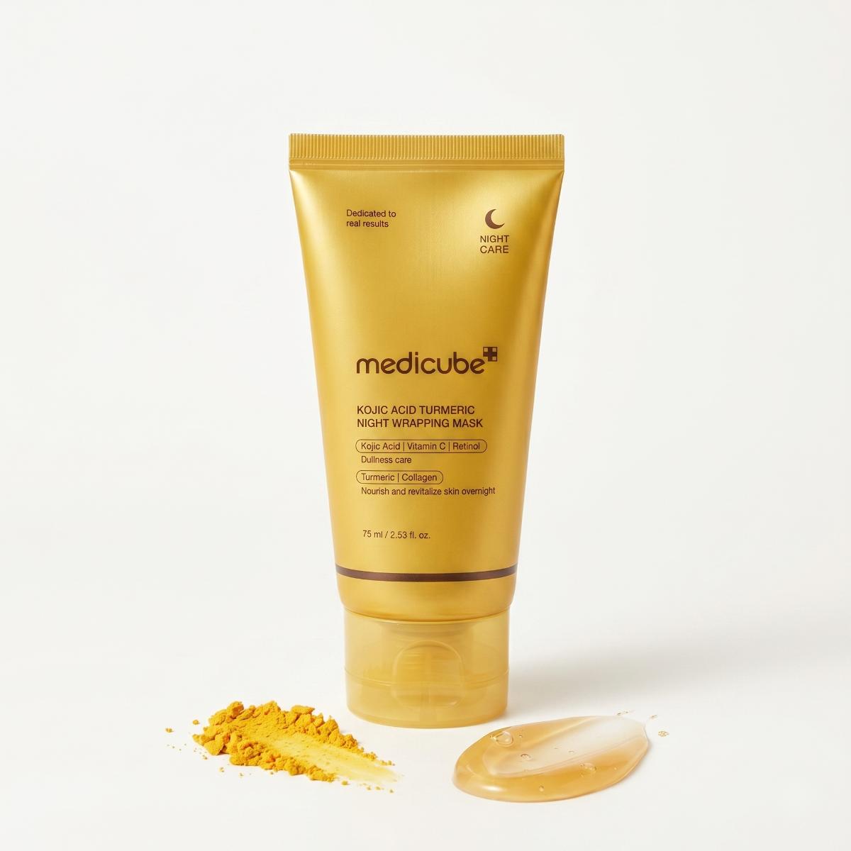 Kojic Acid Turmeric Night Wrapping Mask — Masque de nuit éclat · 75 ml