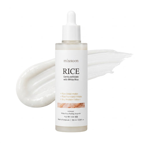 Mixsoon White Rice Peeling Ampoule — Gel peeling doux · 100 ml
