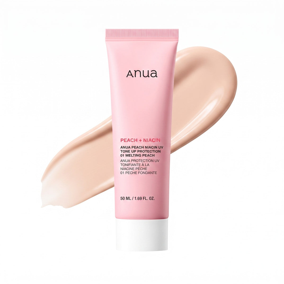 Peach Niacin UV Tone Up Protection 01 Melting Peach — Crème solaire effet bonne mine · 50 ml