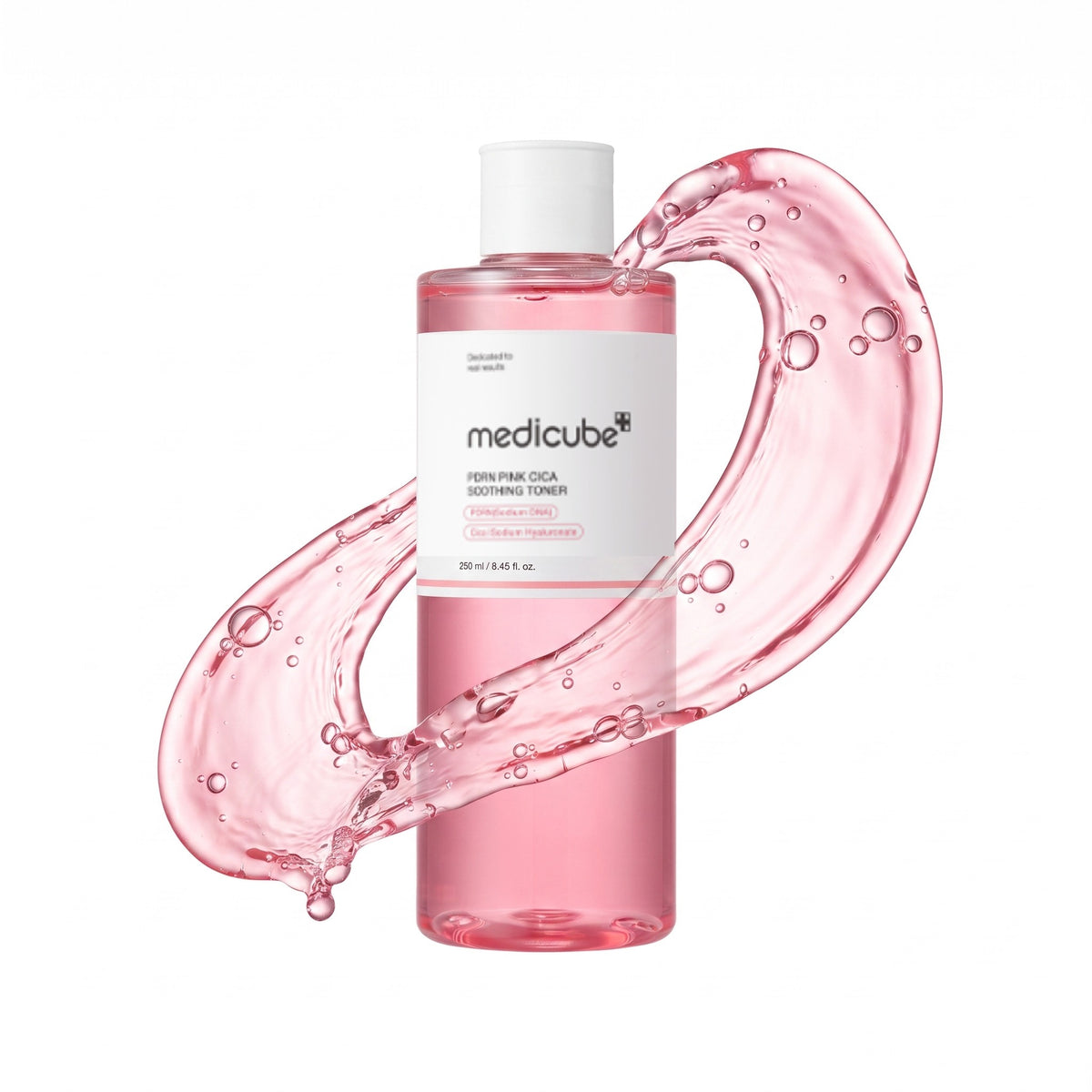PDRN Pink Cica Soothing Toner — Lotion tonique apaisante · 250 ml