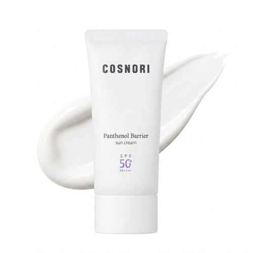 Cosnori Panthenol Barrier Sun Cream SPF50+ PA++++ — Crème solaire minérale · 50 ml