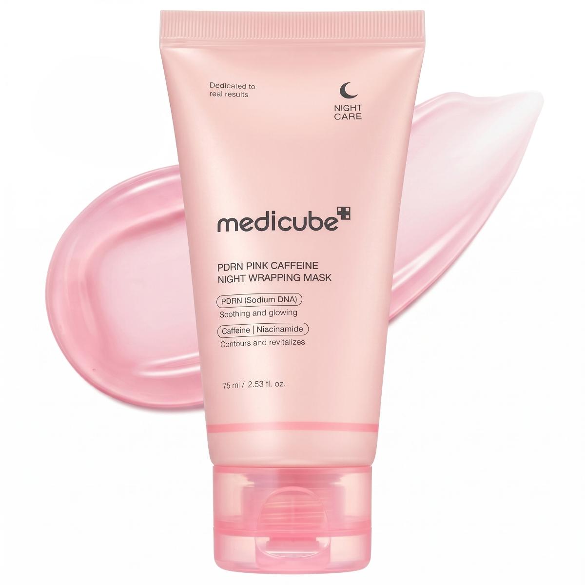 PDRN Pink Caffeine Night Wrapping Mask — Masque de nuit enveloppant · 75 ml