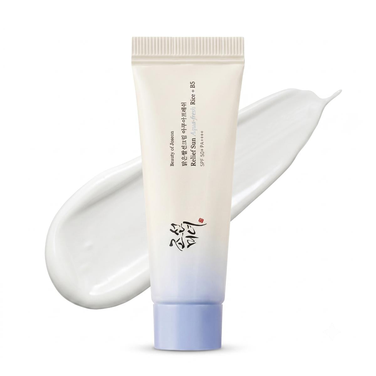Relief Sun Aqua-fresh Rice + B5 — Crème solaire fluide SPF50+ · 10 ml