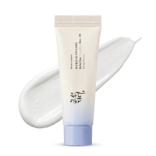 Relief Sun Aqua-fresh Rice + B5 — Crème solaire fluide SPF50+ · 10 ml