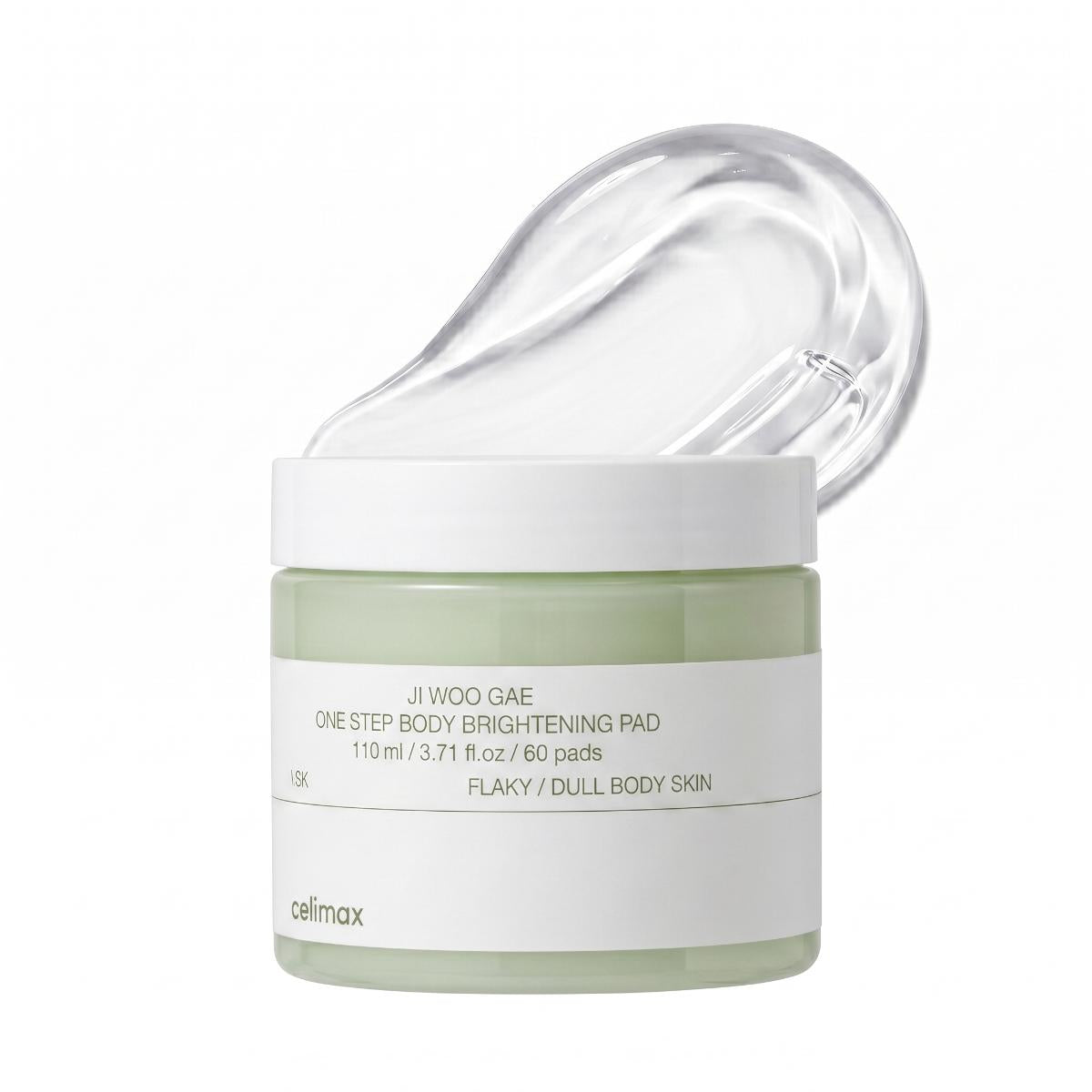 Celimax One Step Body Brightening Pad — Pads corps éclat · 60 pads