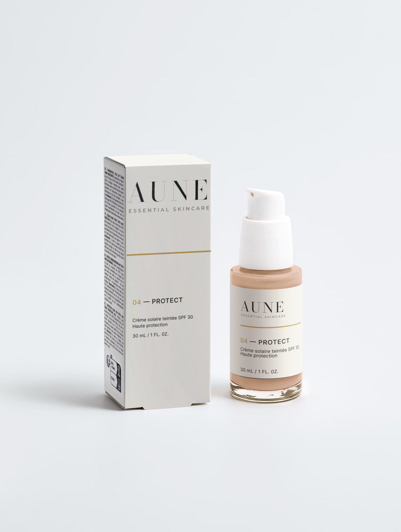 04 — PROTECT | Crème solaire teintée SPF30