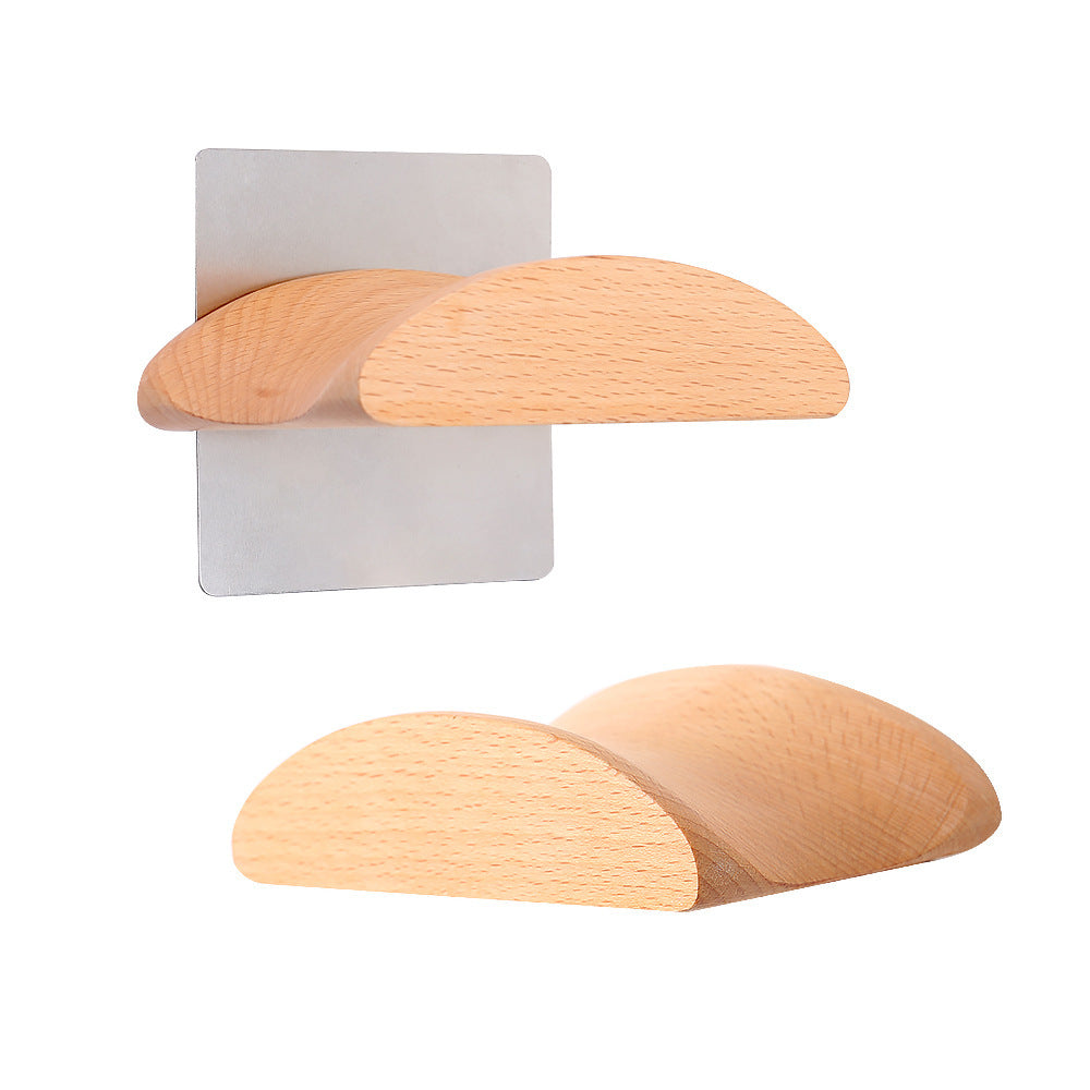Le Taquet – Support Casque en Hêtre & Acier