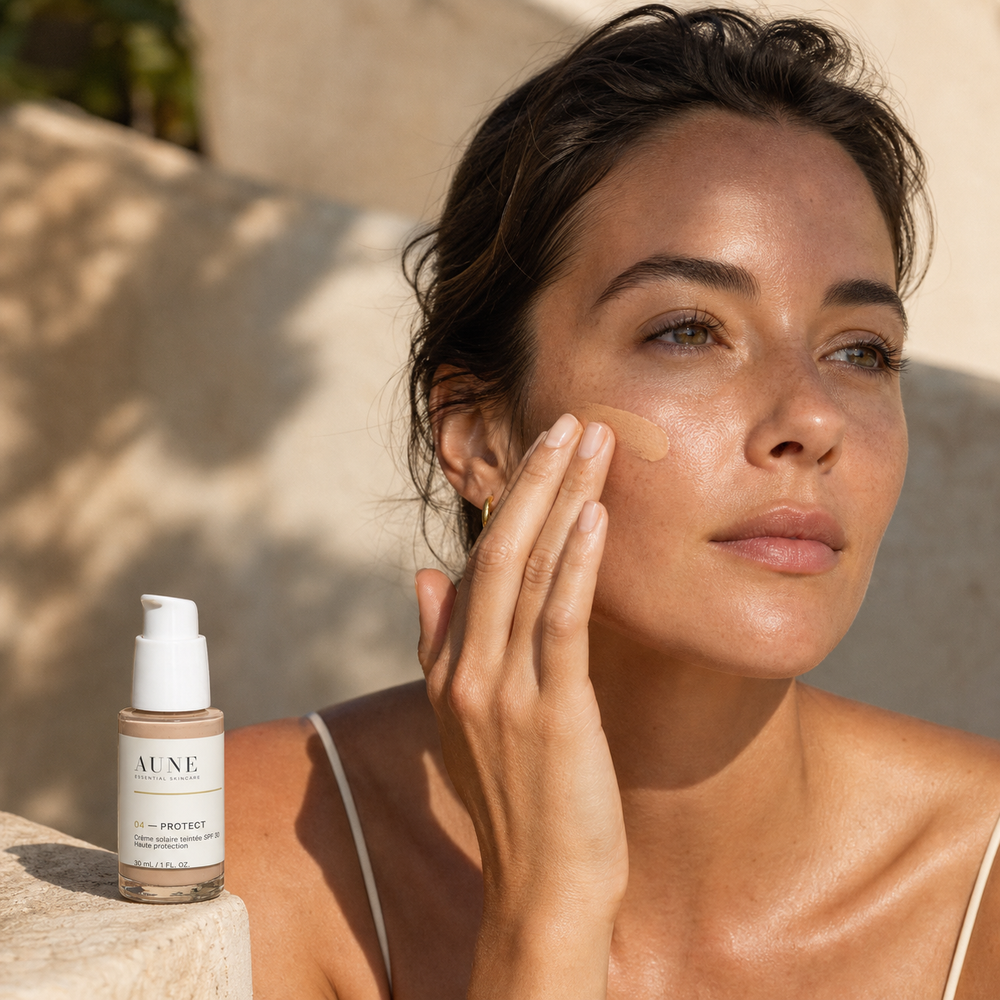 04 — PROTECT | Crème solaire teintée SPF30