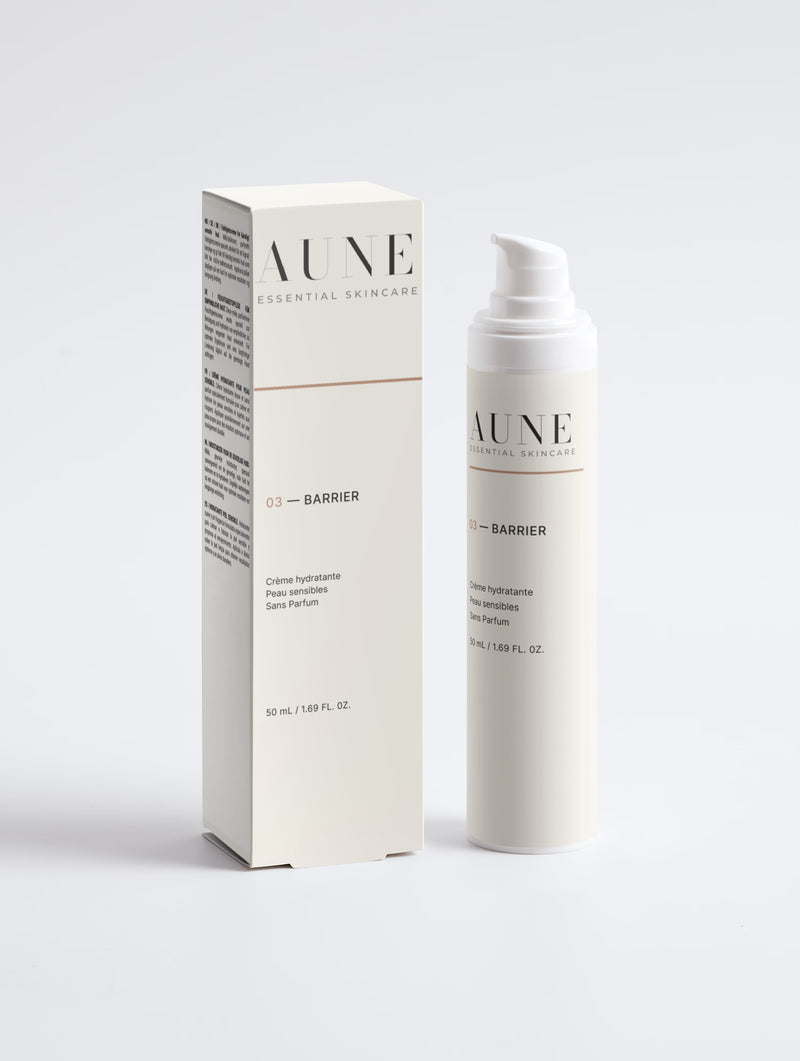 03 — BARRIER | Crème hydratante sans parfum pour peaux sensibles