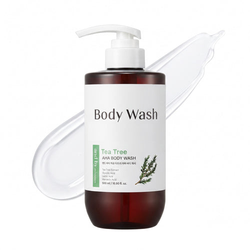 Mixsoon Tea Tree AHA Body Wash — Gel douche aux AHA · 500 ml