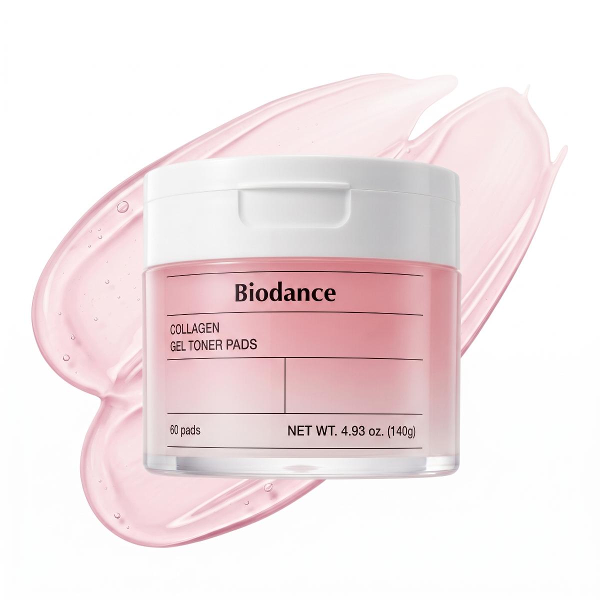 Biodance Collagen Gel Toner Pad — Pads gel hydratants au collagène · 60 pads