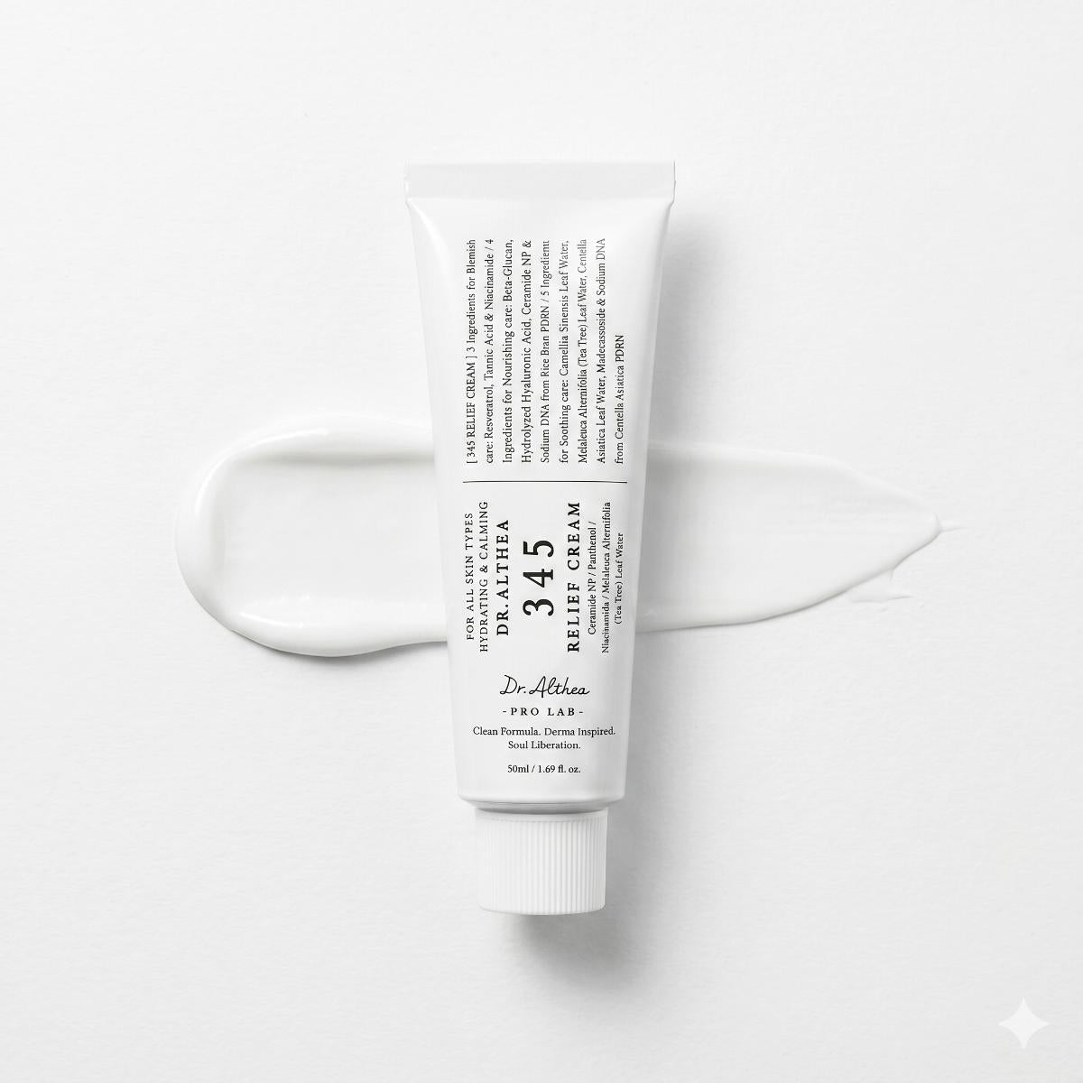 Dr.Althea 345 Relief Cream — Crème réparatrice apaisante · 50 ml