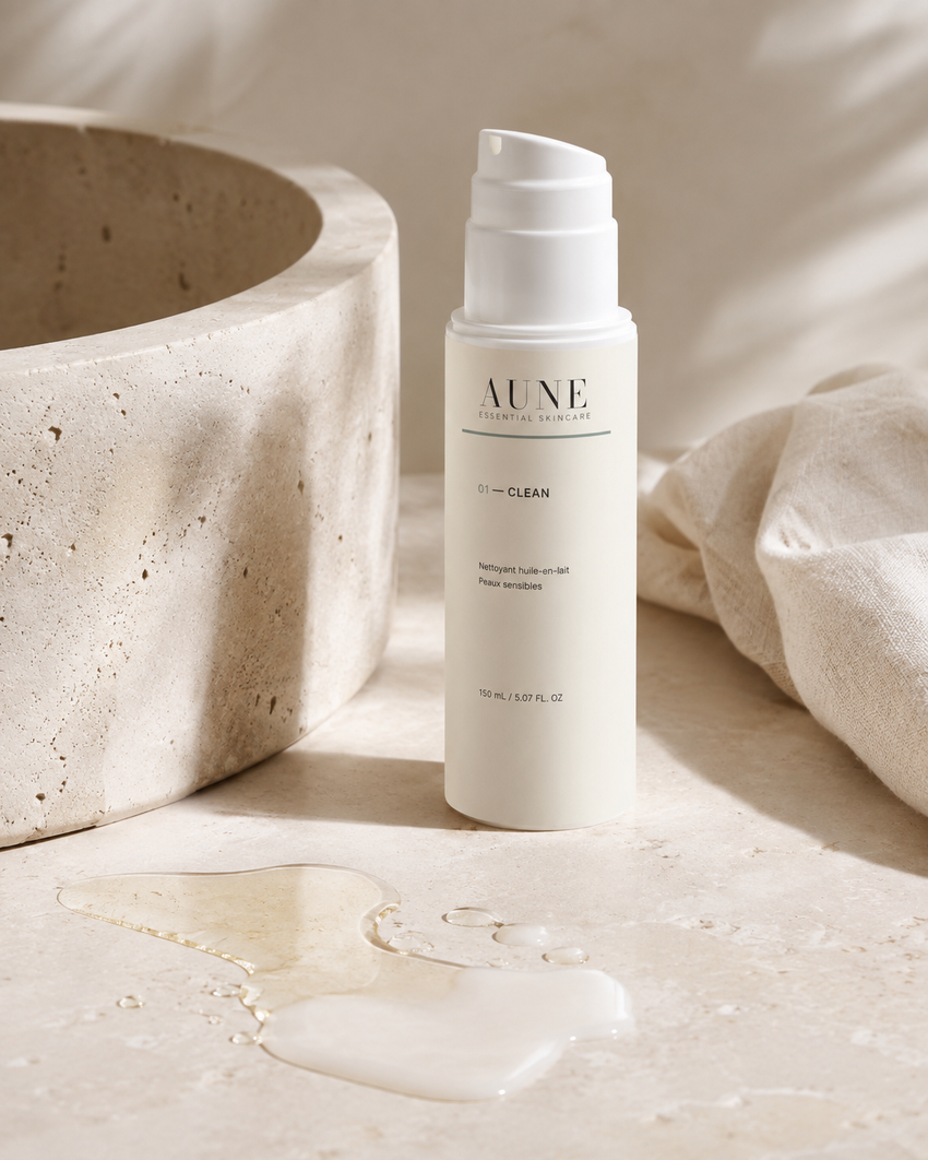 01 — CLEAN | Nettoyant huile-en-lait