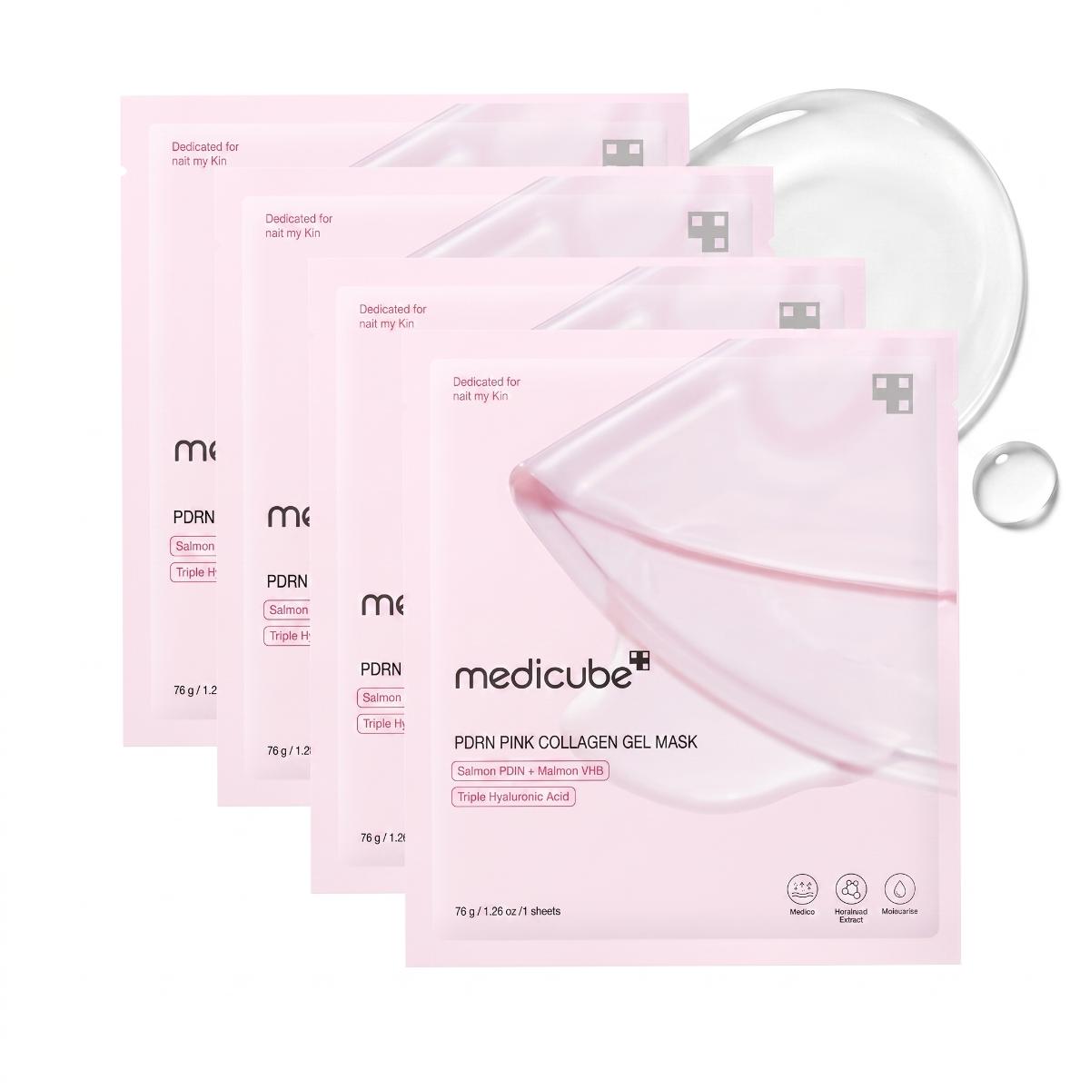 Pink PDRN Gel Mask — Masques hydrogel · 4 masques