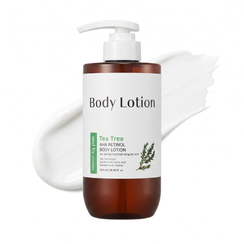 Mixsoon Tea Tree AHA Retinol Body Lotion — Lait corps AHA et rétinol · 500 ml