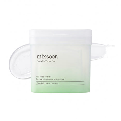 Mixsoon Centella Toner Pad — Pads tonifiants hydratants · 120 pads