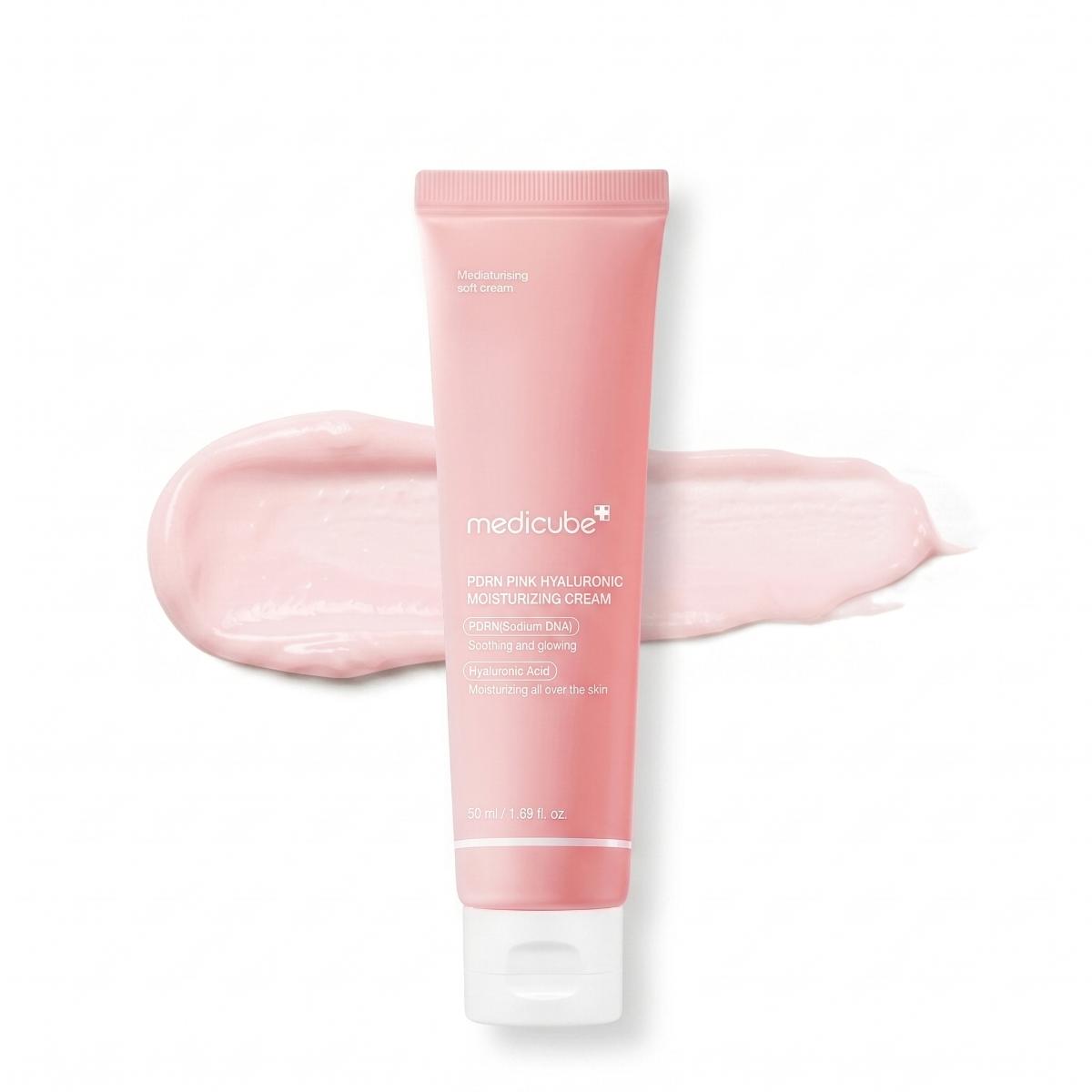 Pink Hyaluronic Moisturizing Cream — Crème hydratante légère · 50 ml
