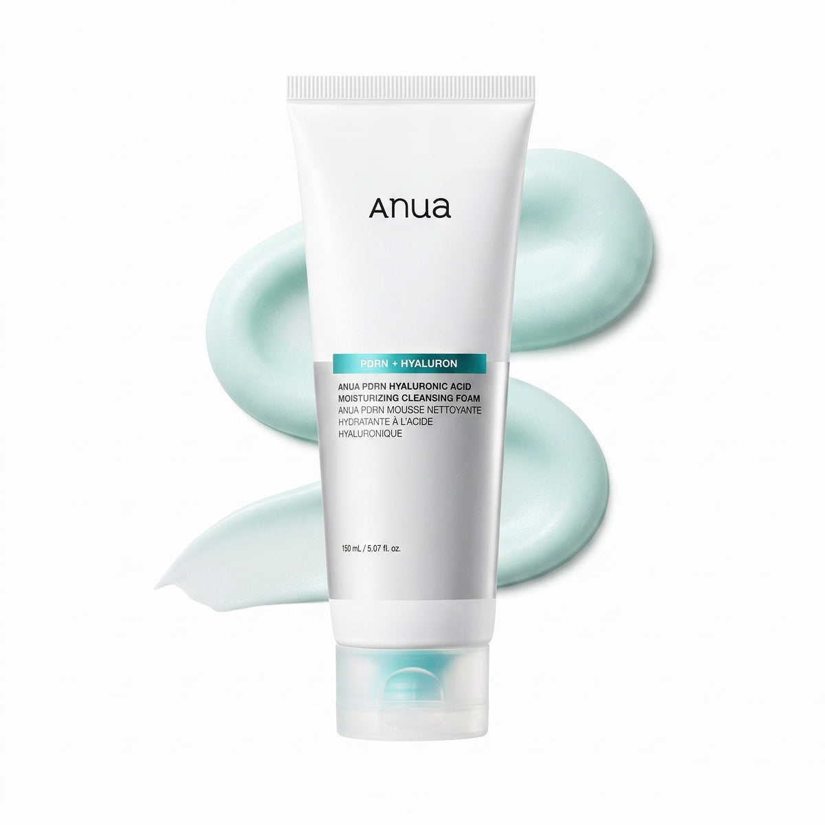 PDRN Hyaluronic Acid Moisturizing Cleansing Foam — Mousse nettoyante hydratante · 150 ml
