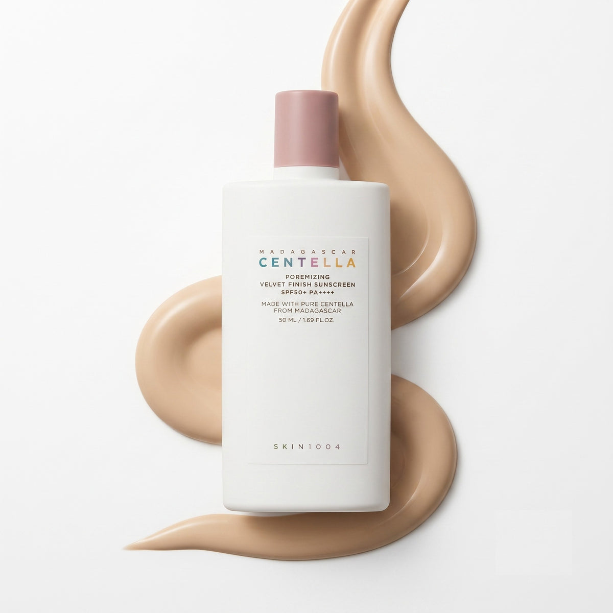 Madagascar Centella Poremizing Velvet Finish Sunscreen — Crème solaire minérale fini velours SPF50+ · 50 ml