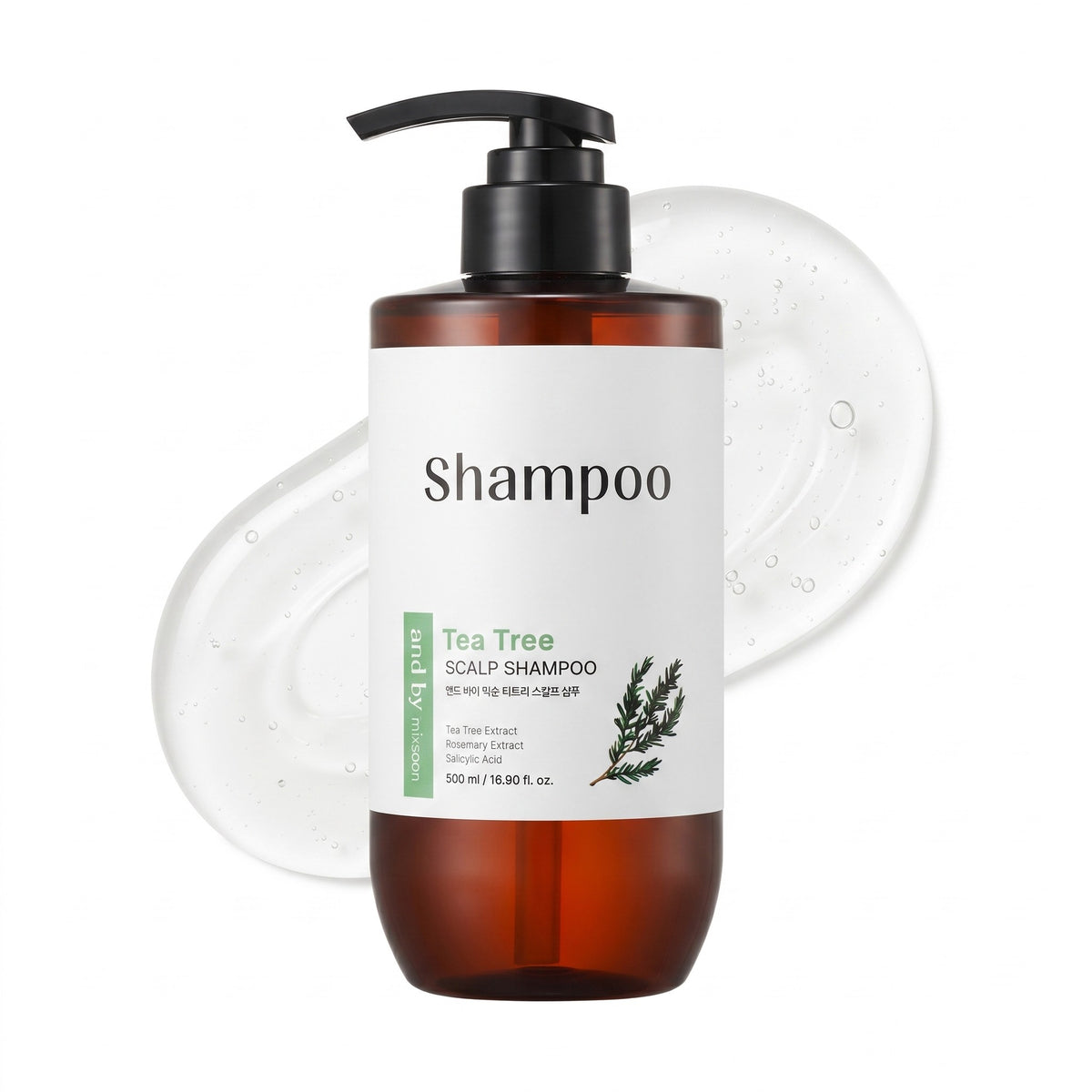 Mixsoon Tea Tree Scalp Shampoo — Shampooing cuir chevelu · 500 ml