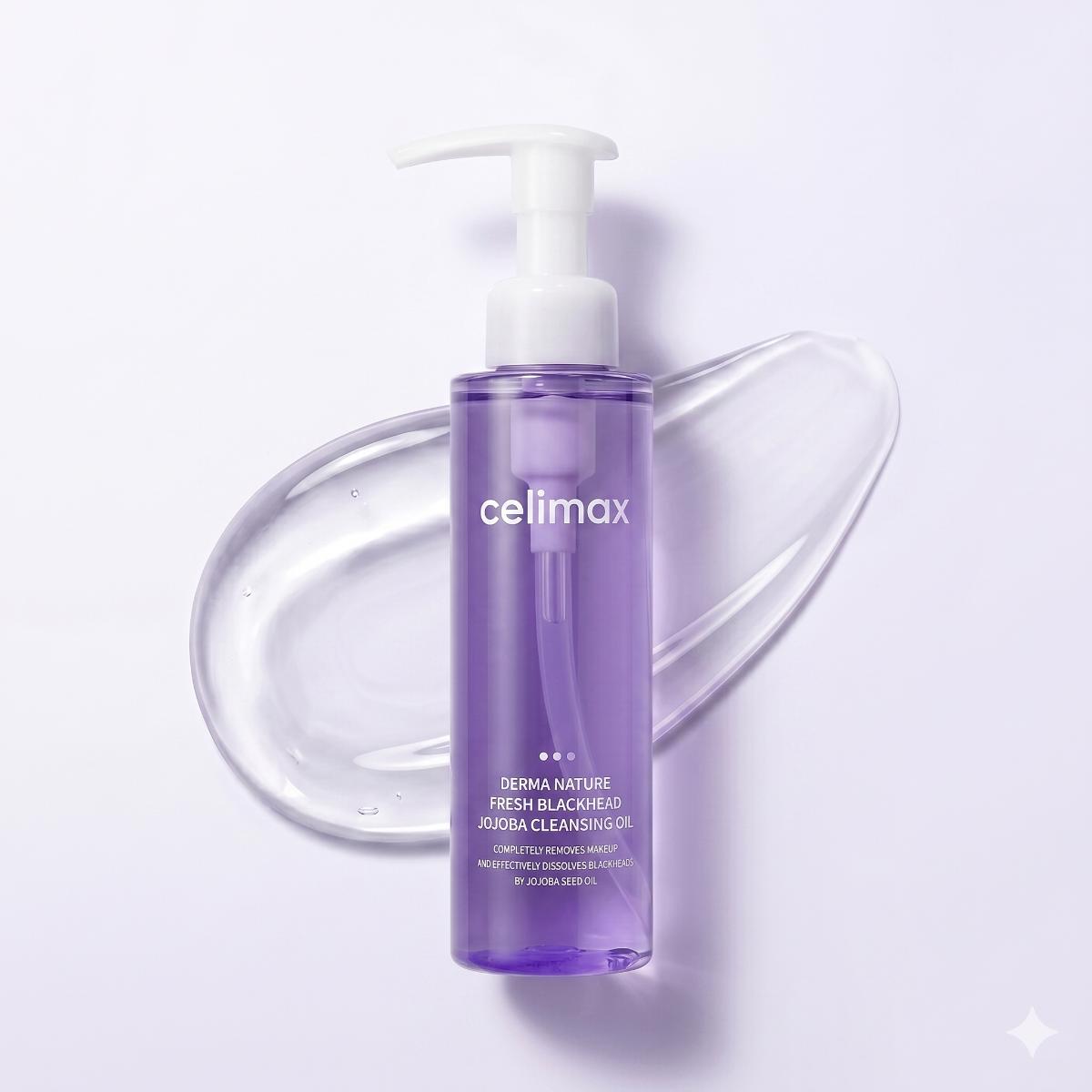 Celimax Derma Nature Fresh Blackhead Jojoba Cleansing Oil — Huile démaquillante jojoba · 150 ml