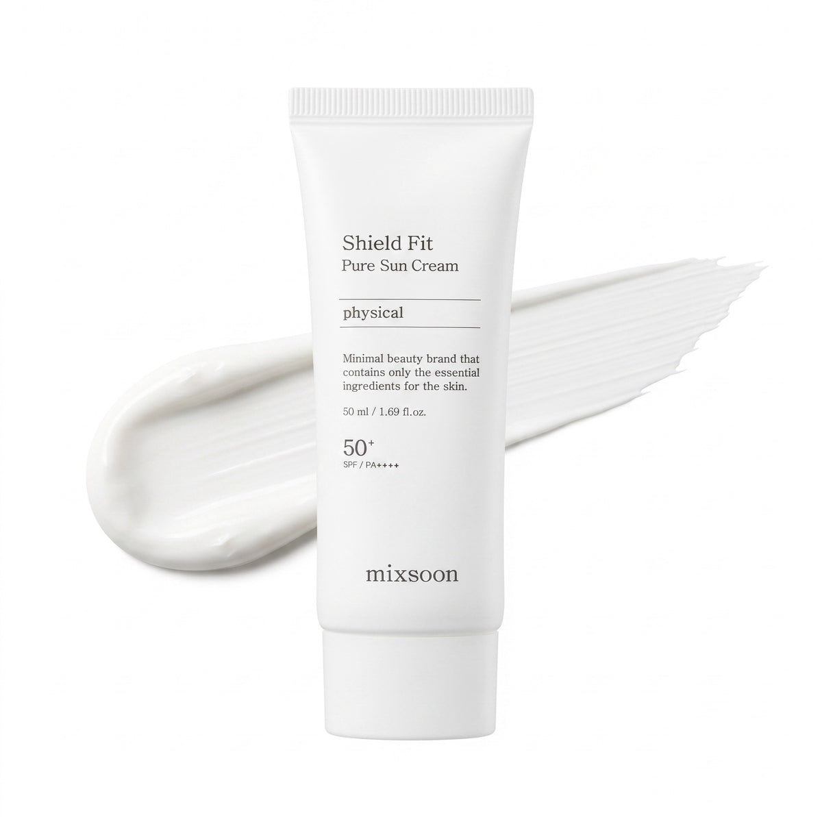 Mixsoon Shield Fit Pure Sun Cream — Crème solaire minérale · 50 ml